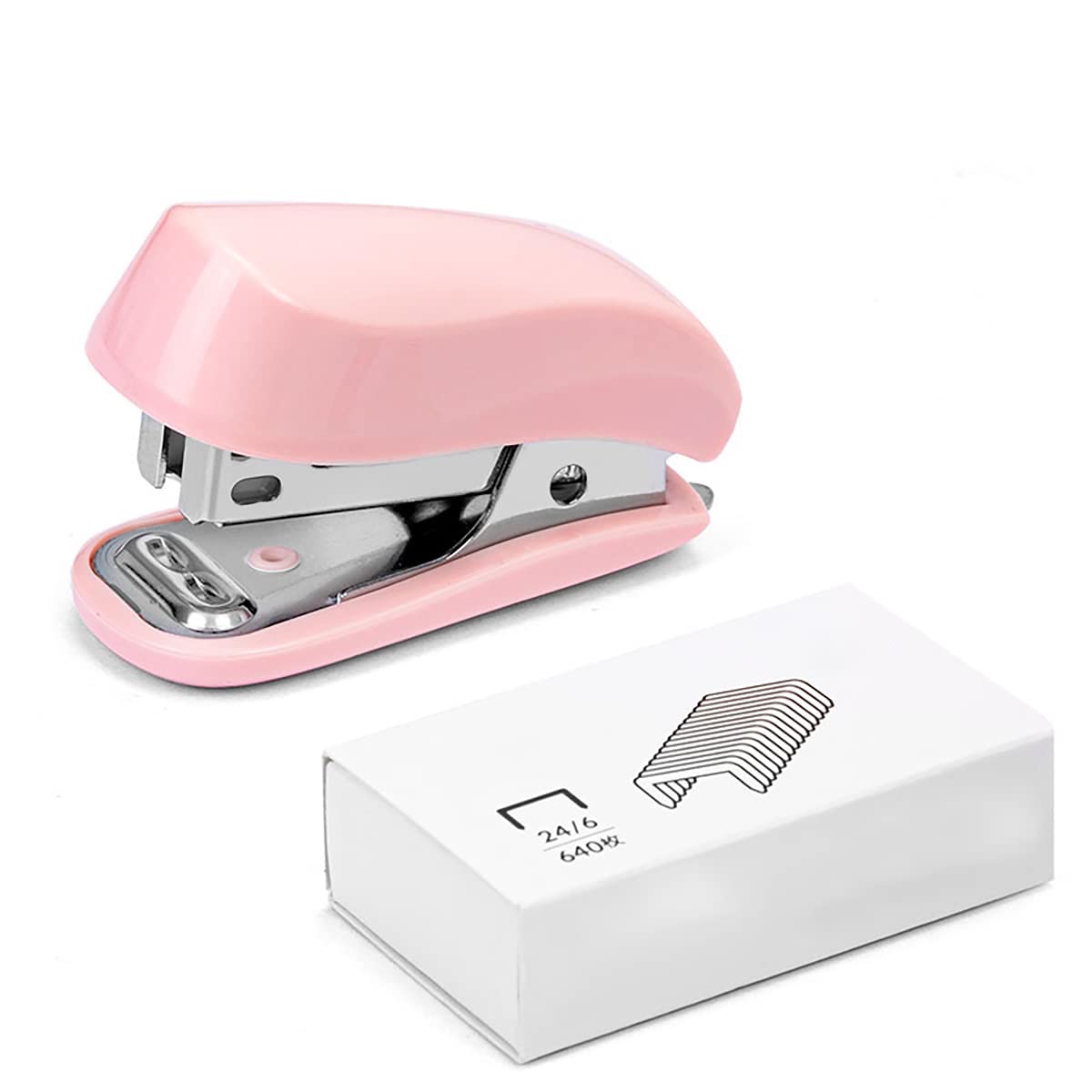 Photo 1 of Mini Stapler,Desktop Staplers,Office Stapler,3 in 1 Stapler with Staple Remover Built in,with 640 Standard Staples(24/6) (Colors Available)