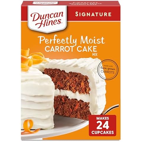 Duncan Hines Signature Perfectly Moist Carrot Cake Mix Cover
