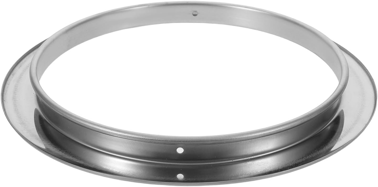 MERRYHAPY Embedded Trash Can Lid Ring Drop-in Countertop Trash Bin Cover for Stainless Steel 18-19cm Opening Size, Easy to Install Modern Minimalist Design for Home and Office Use