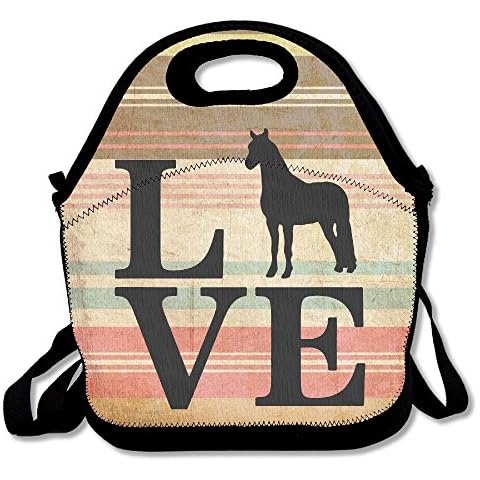 Farm Animal, Love Horses Lunch Bag Lunch Tote Cover