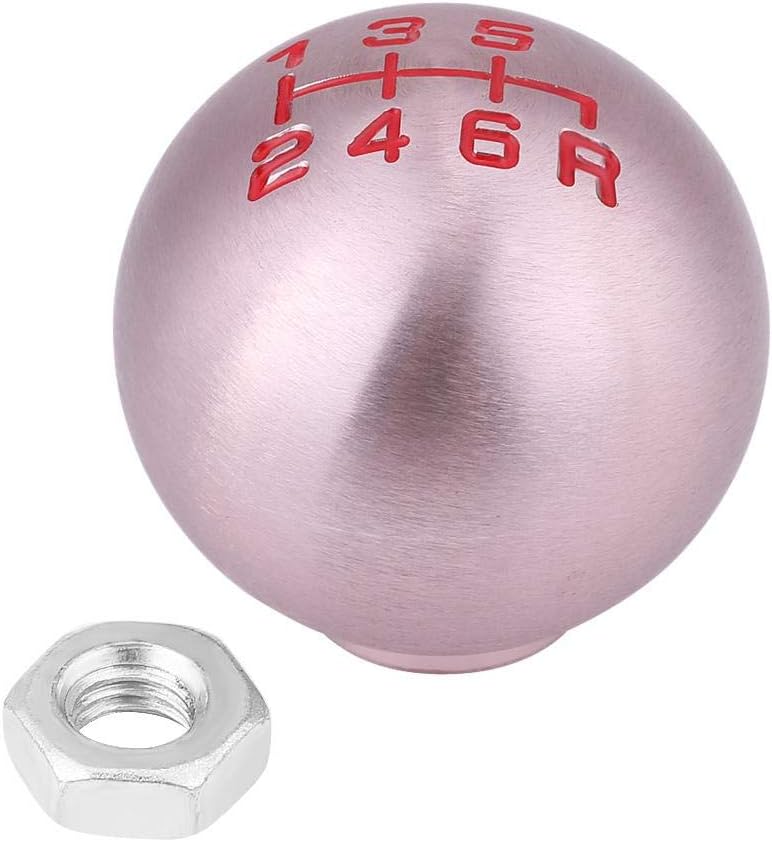 EVGATSAUTO Gear Shift Knob Shift Lever Stick Head Fit for JDM Civic FD2 Type-R Shifter Knob (6 Speed)
