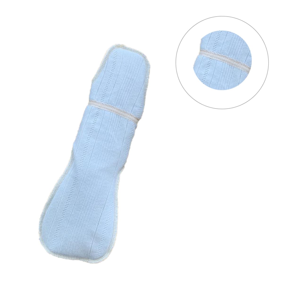 GLEAVI 3piezas Compresa Sanitaria De Algodón Reutilizable y Lavable Para Protección Nocturna Absorbente y Botón De Sujeción Color Aleatorio