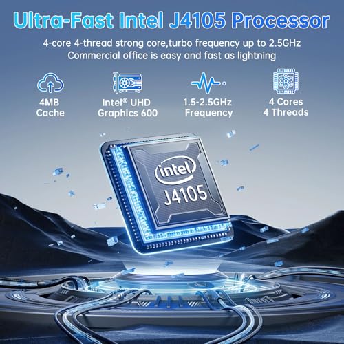 Image of BINTEC 14 inch Ultrabook Laptop, 8 GB RAM 128 GB ROM SSD, 1920 x 1080 Pixels, Celeron J4105 (up to 2.5 GHz), Dual WiFi, 2xUSB 3.0