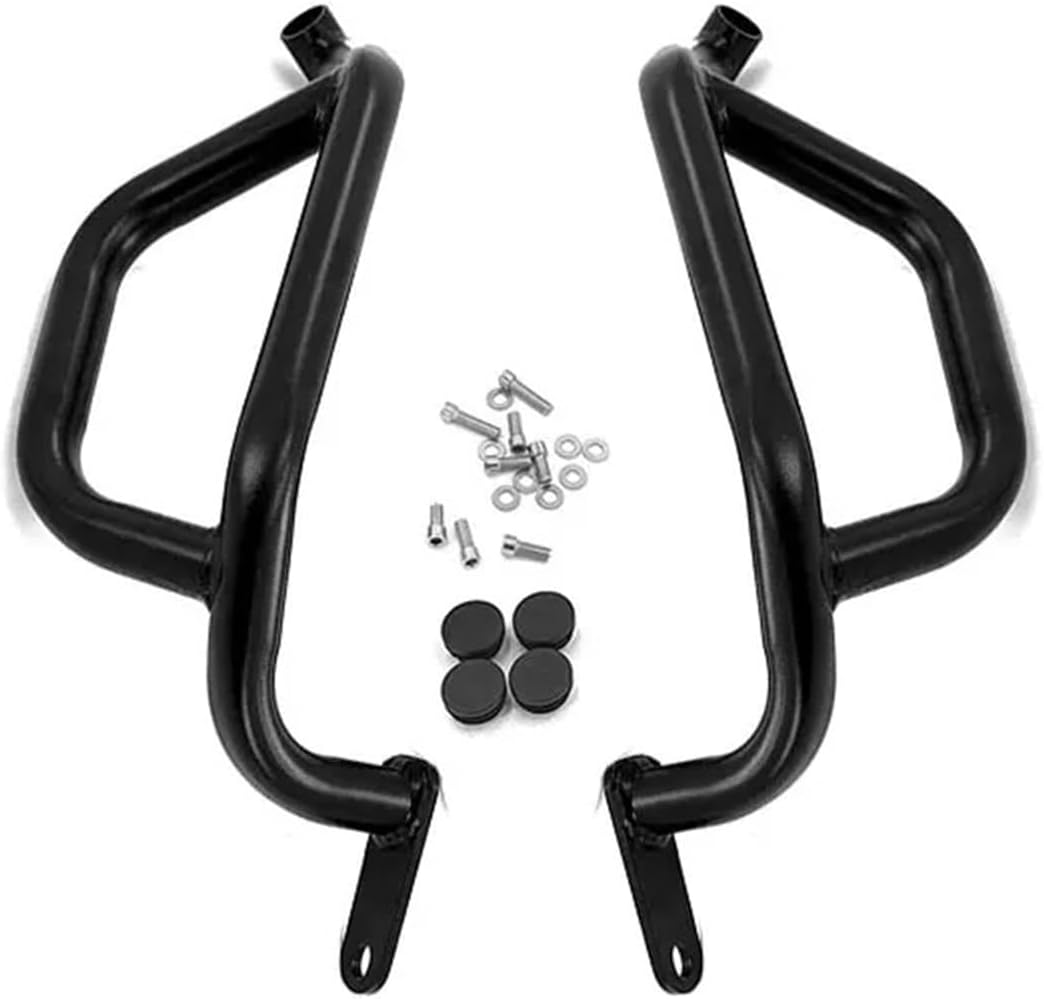 For CFMOTO 450MT 450 MT 450-MT 2024 Motorcycle Accessories Guard Crash Bar Frame Bumper Fairing Protector(Upper(Black))