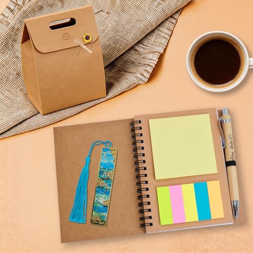 Dshunnc Abschiedsgeschenk Kollegen, 3 in 1 Abschied Geschenk Notizbuch mit Notizbuch, Stift, Lesezeichen, Abschiedsgeschenk Kollegen Jobwechsel, Witzige Abschied Kollegin Jobwechsel