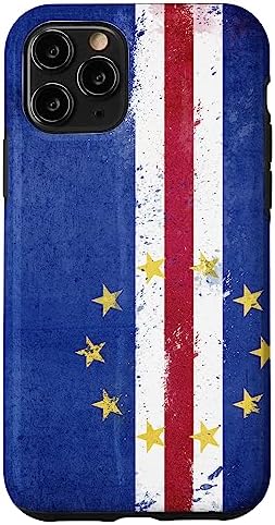 Coque pour iPhone 11 Pro Drapeau du Cap-Vert Cadeau Téléphone Cap...