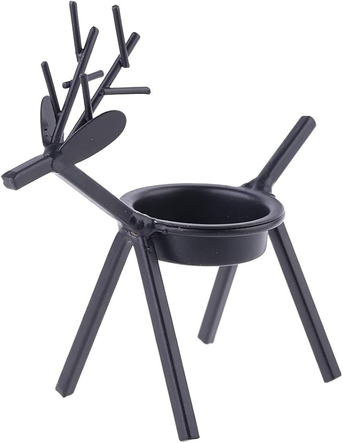 Iron Candle Holder Christmas Deer Candle Holder Stand Wedding Party