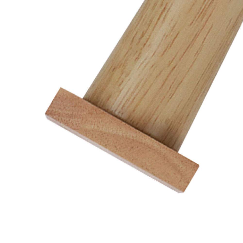 Gambe di appoggio dei Piedi del Divano in Legno massello, Gambe in Legno massello Resistenti e Resistenti, 4 carichi 300 kg, 1 Confezione da 4.