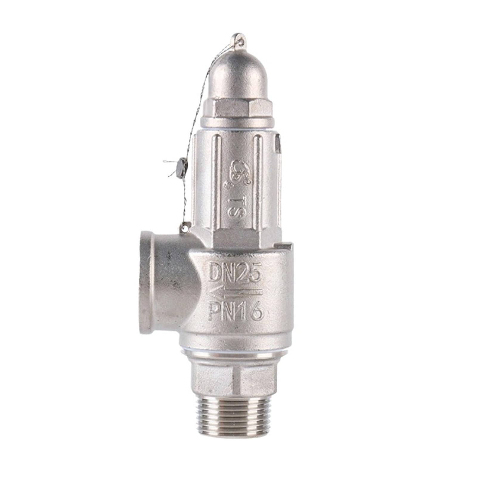 Belovek One Color 304 Stainless Steel Low Lift Safety Relief Valve With Sealing 304/316 Pressure For Steam Boiler