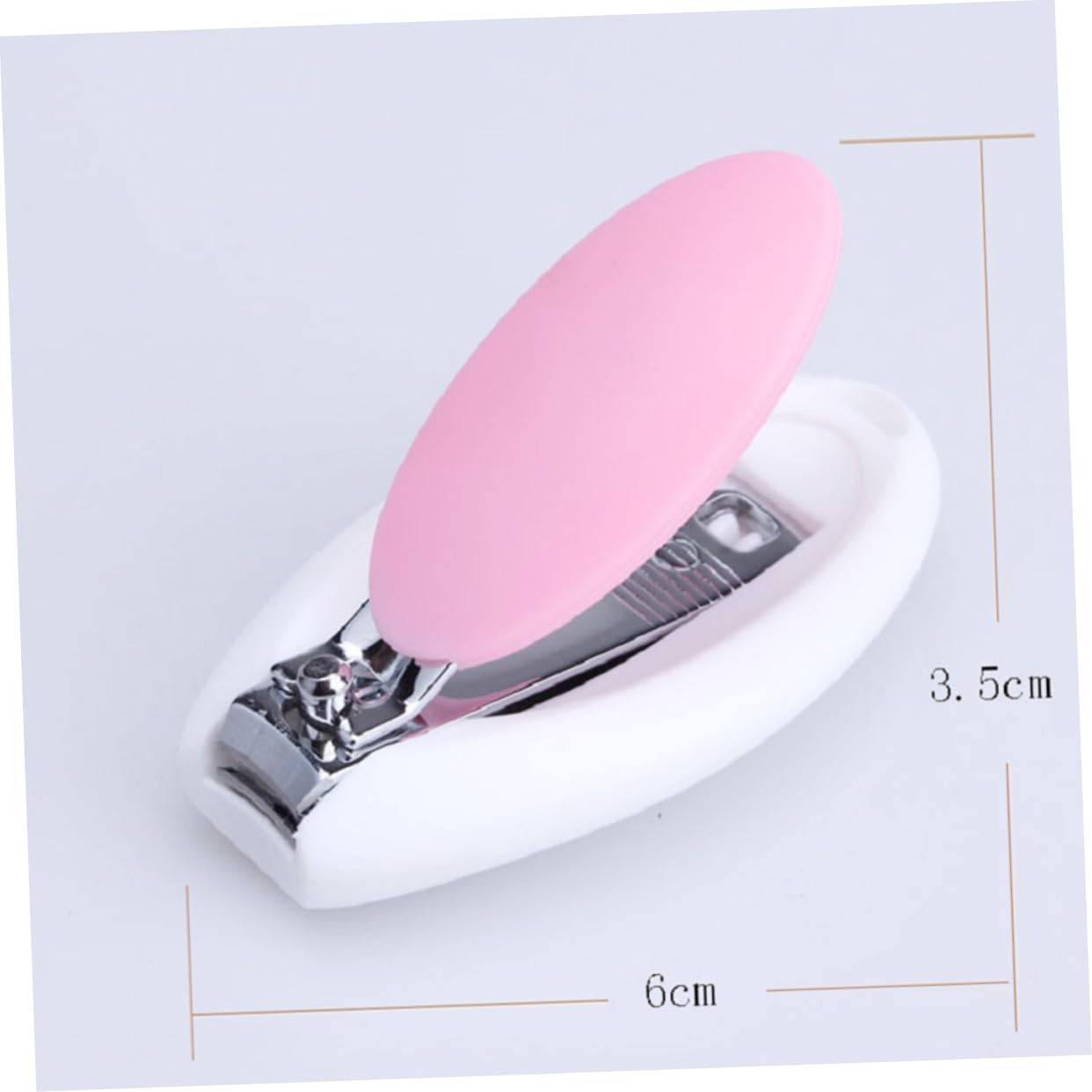 Vaguelly 5PCS Cartoon Egg Shaped Nail Clippers Safe Nail Trimmers for Newborns to Prevent Over Trimming Random Color Options Random Color