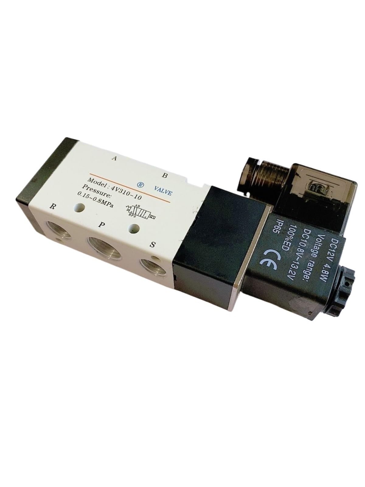 Électrovannes pneumatiques 4V310-10 transparentes 2 positions 5 ports haute étanchéité