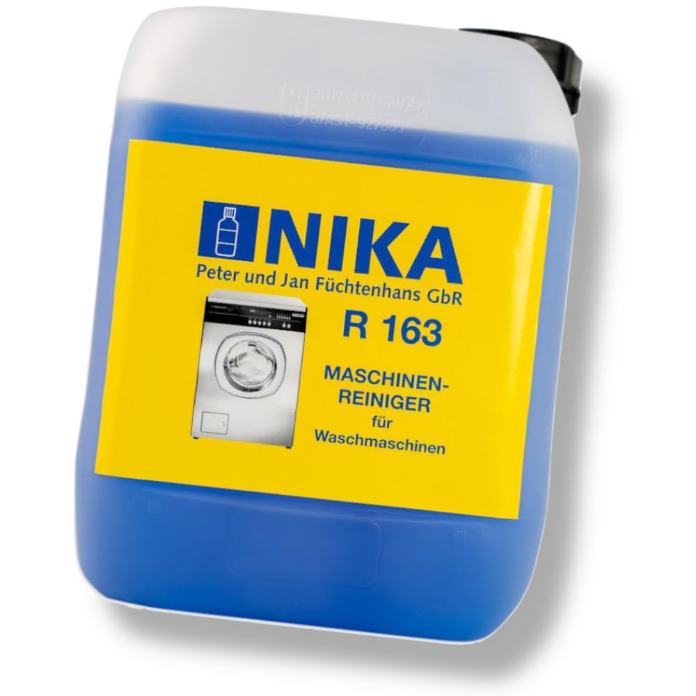 NIKA R163 Waschmaschinen Reiniger | Waschmaschinen Entkalker | entfernt Kalkablagerungen | beseitigt Waschmittelrückstände & unangenehme Gerüche | hinterlässt frischen Duft - 5L