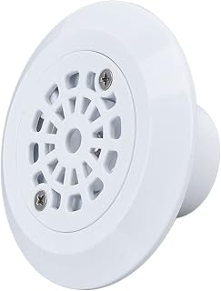 FOLOSAFENAR Dreno principal da piscina, anticlogging branco durável plástico leve 10,3 x 5,4 cm fluxo de água uniforme saída de entrada de água para piscinas termais spas