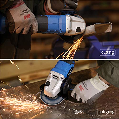 G Laxia Angle Grinder, 20V 4-1/2-Inch Cordless Grinder Tool With 4.0Ah Battery And Fast Charger, Cutting And Grinding Wheels For Cutting And Grinding #TOP4