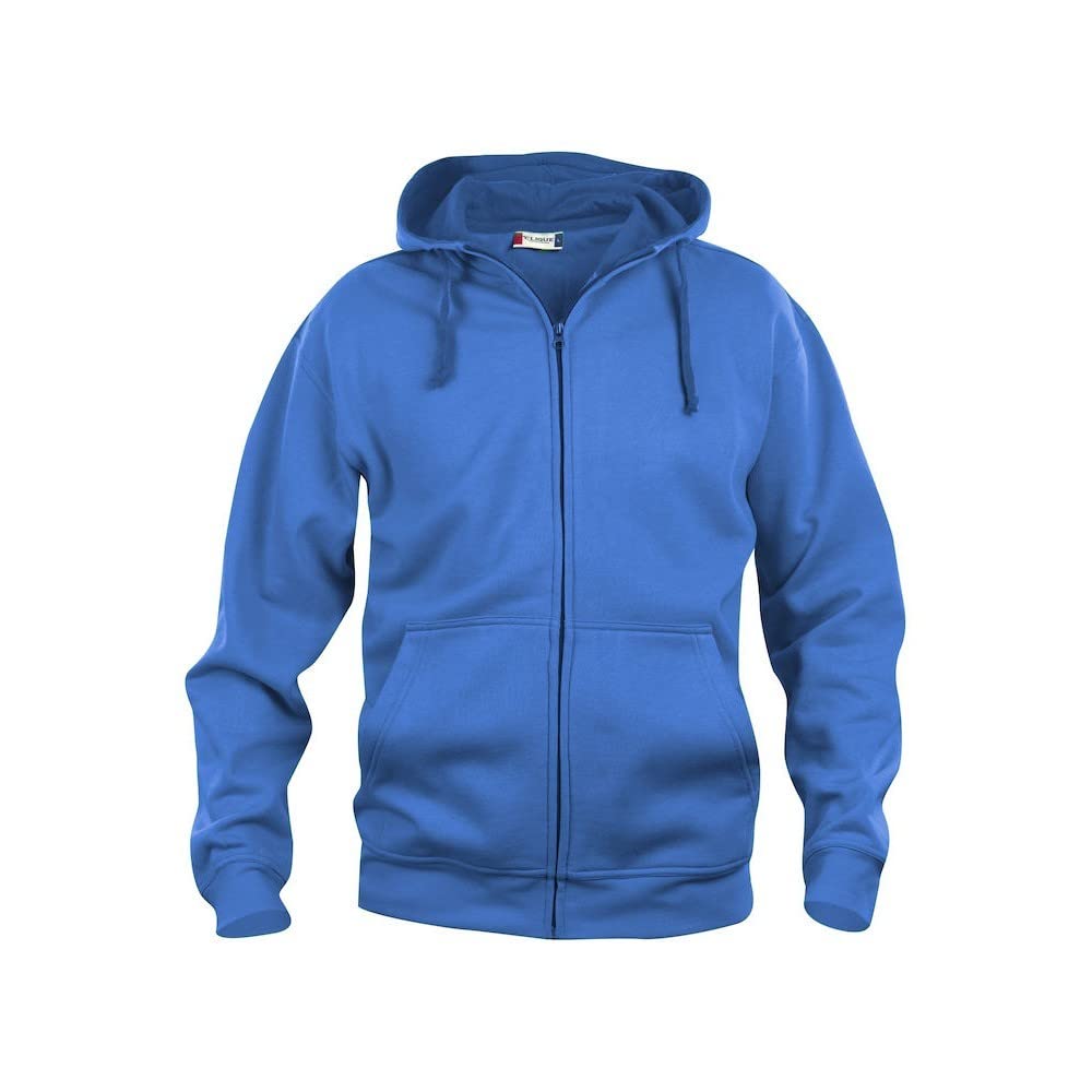 CliQue Mens Basic Full Zip Hoodie (XXL) (Royal Blue)