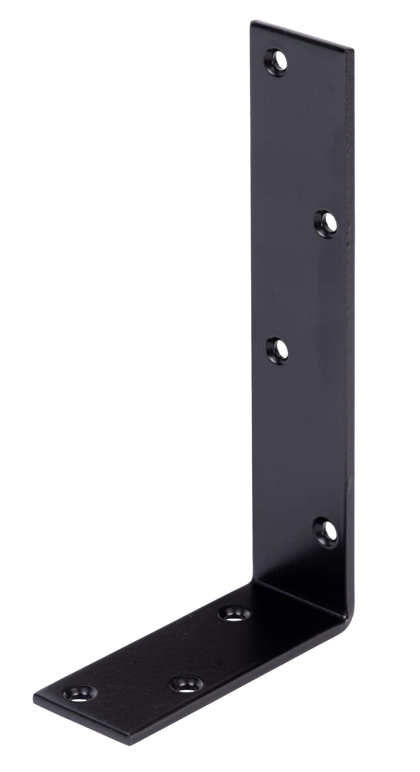 Alberts 824976 Equerre de poutre - noire - plastifiée - 100 x 200 x 40 mm | kit de 20