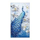 Was ist enthalten: 1 × Leinwand Strasssteine Bilder, 1 × diamond painting pfau glitzersteine,1 × Diamant Tablett, 1 × Klebriger Bohrstift, 1 × Malerei Schlamm. Unsere Diamantmalerei es ist Halbzeuge und beinhaltet keine Rahmen. Sie müseen es selbst beenden.