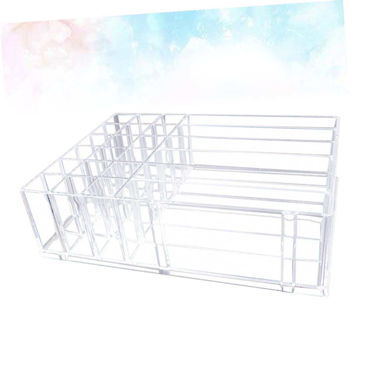 Caja para Guardar Maquillaje Organizador de Pintalabios Expositor de Cosméticos Estuche de Maquillaje de Escritorio
