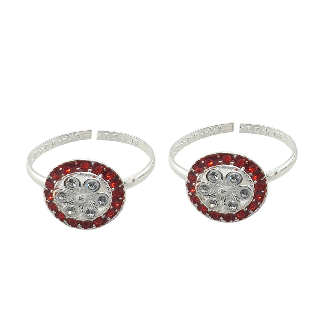 Bvm Gems 925 Sterling Silver (Pure Chandi) Designer Pattern Leg Thumb Toe Ring Bichhiya For Women - Pack in Pair-image-10