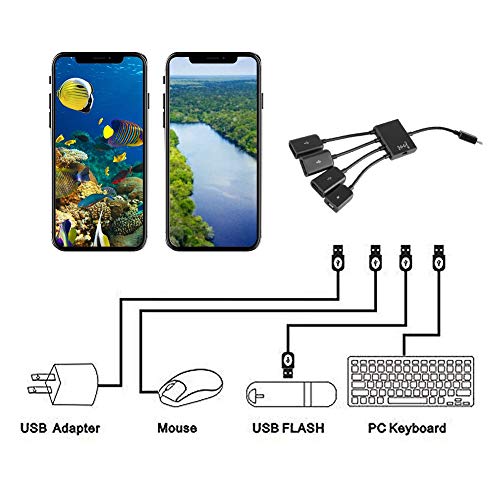 Cable Micro USB OTG Pyltha de conexión estable y carga externa 3