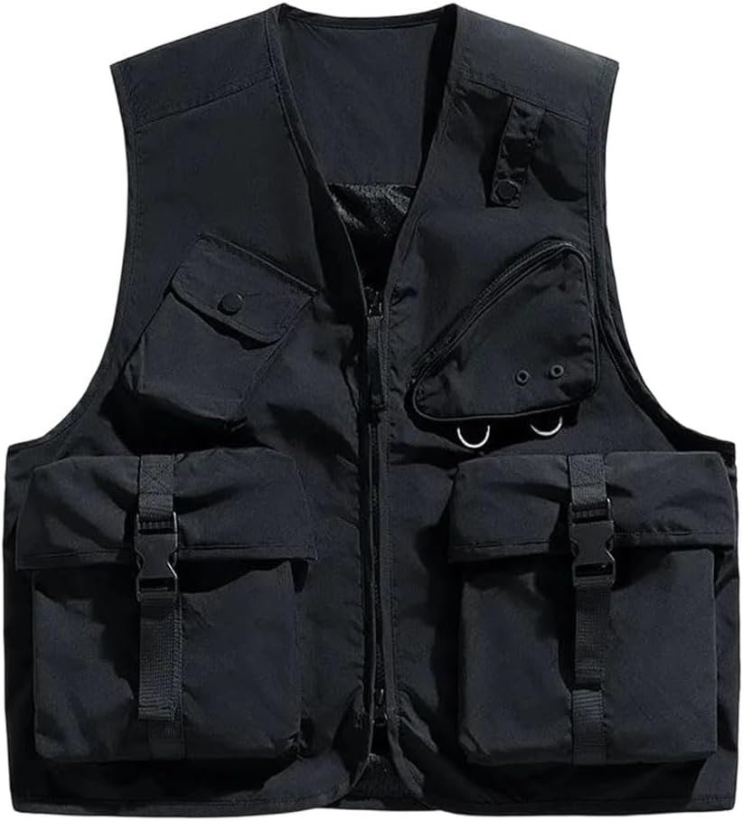 Men's Multi Pocket Waterproof Quick Dry Breathable Cargo Vest