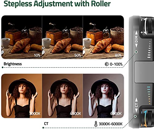 Mobilife-LED-Video-LightCamera-LightComputer-Light-for-Zoom-Meeting-Photography-Lighting-100-LED-Beads-with-Clip-and-3-Cold-Shoe-Dimmable-and-Rechargeable-Video-Conference-Lighting-Compatible-for-Came