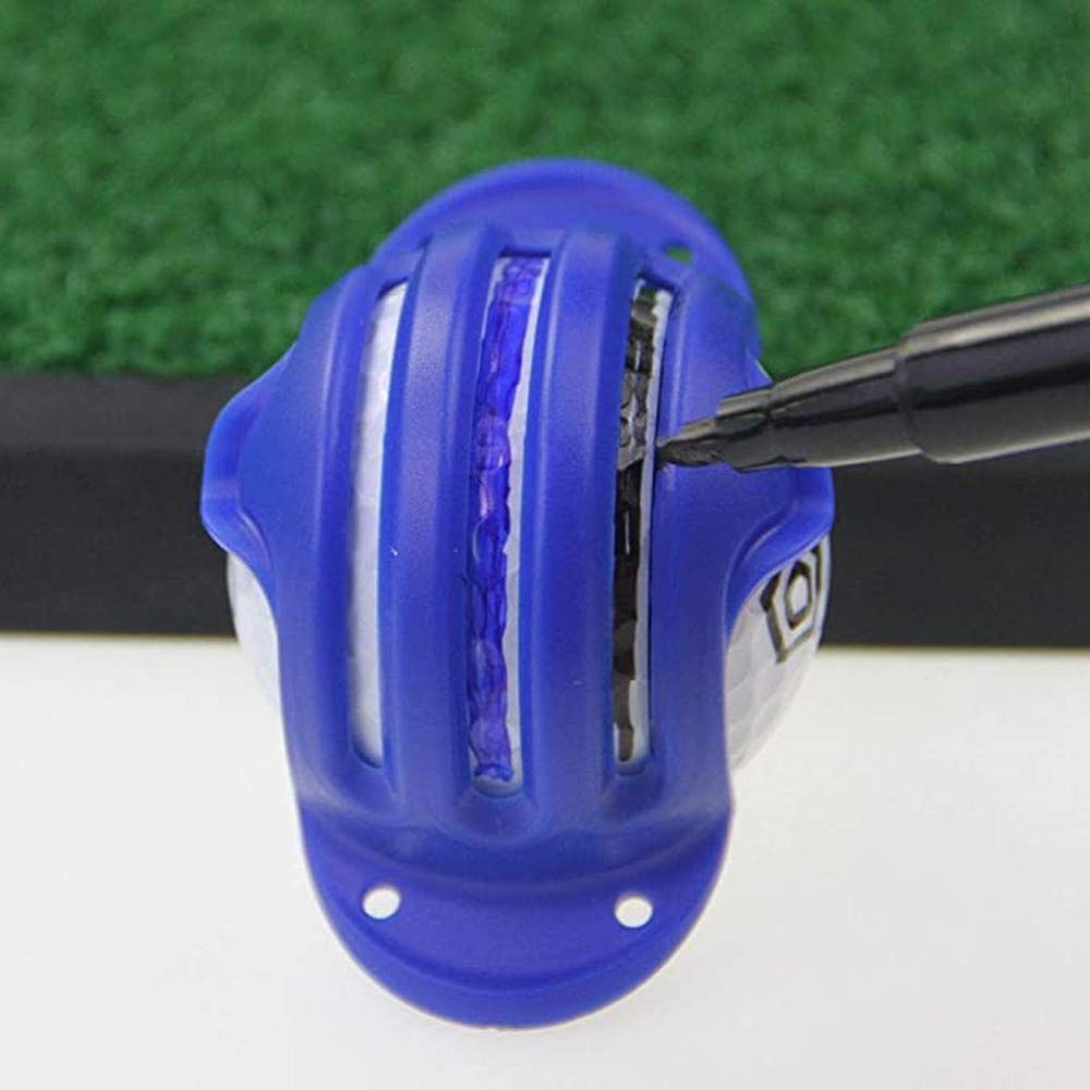 Pennarello per palline da golf, strumento per disegnare e allineare la linea, modello di allenamento con 3 penne