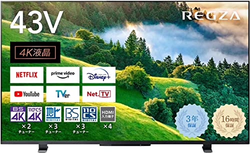 TOSHIBA 東芝 43V型 液晶テレビ REGZA レグザ 43M550L REGZA 東芝 43V型 液晶テレビ 4K液晶レグザ M550Mシリーズ