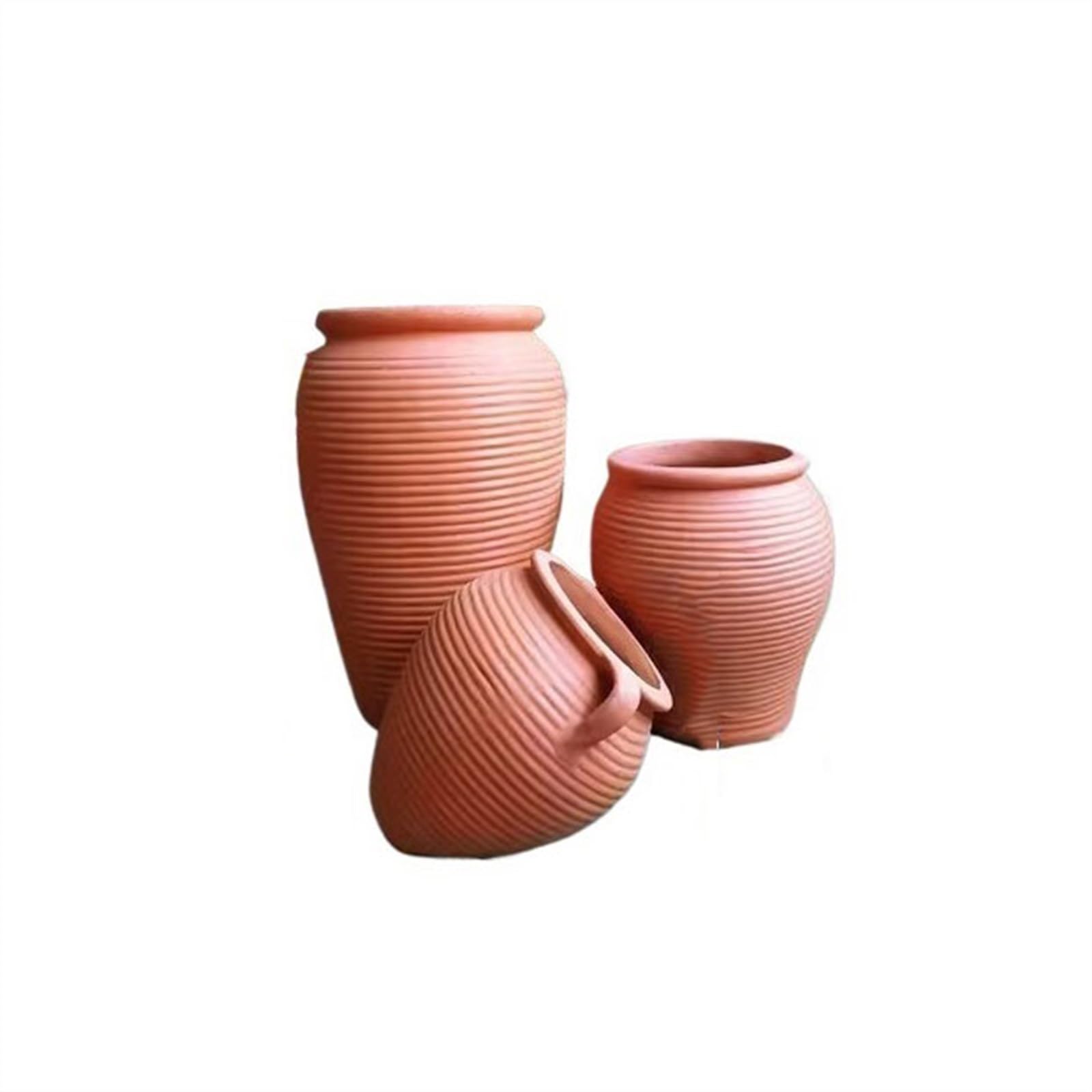 Amazon.co.jp: 植木鉢 赤粘土植木鉢セット屋外の庭の風景粘土