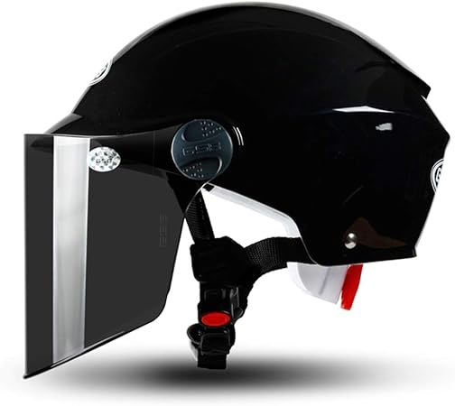 Amazon テンカ バイクヘルメット ハーフ レディース メンズ 軽量 ハーフヘルメット Helmet 頭囲53cm 62cm未満 四季通用 Uvカット 日焼け止め 通気 耐衝撃 調節可 半帽ヘルメット オシャレ バッテリカーグ ブラック 黒茶シールド 半帽 車 バイク Amazon テンカ バイクヘルメット ハーフ レディース メンズ 軽量 ハーフヘルメット Helmet 頭囲53cm 62cm未満 四季通用 Uvカット 日焼け止め 通気 耐衝撃 調節可 半帽ヘルメット オシャレ バッテリカーグ ブラック 黒茶シールド 半帽 車 バイク