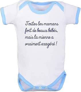 Tendresse 100 Coton Turquoise Brassiere Bebe Love Marraine 0 3 Mois Humour Enfant Bodies Fille Fantaisie Vetements