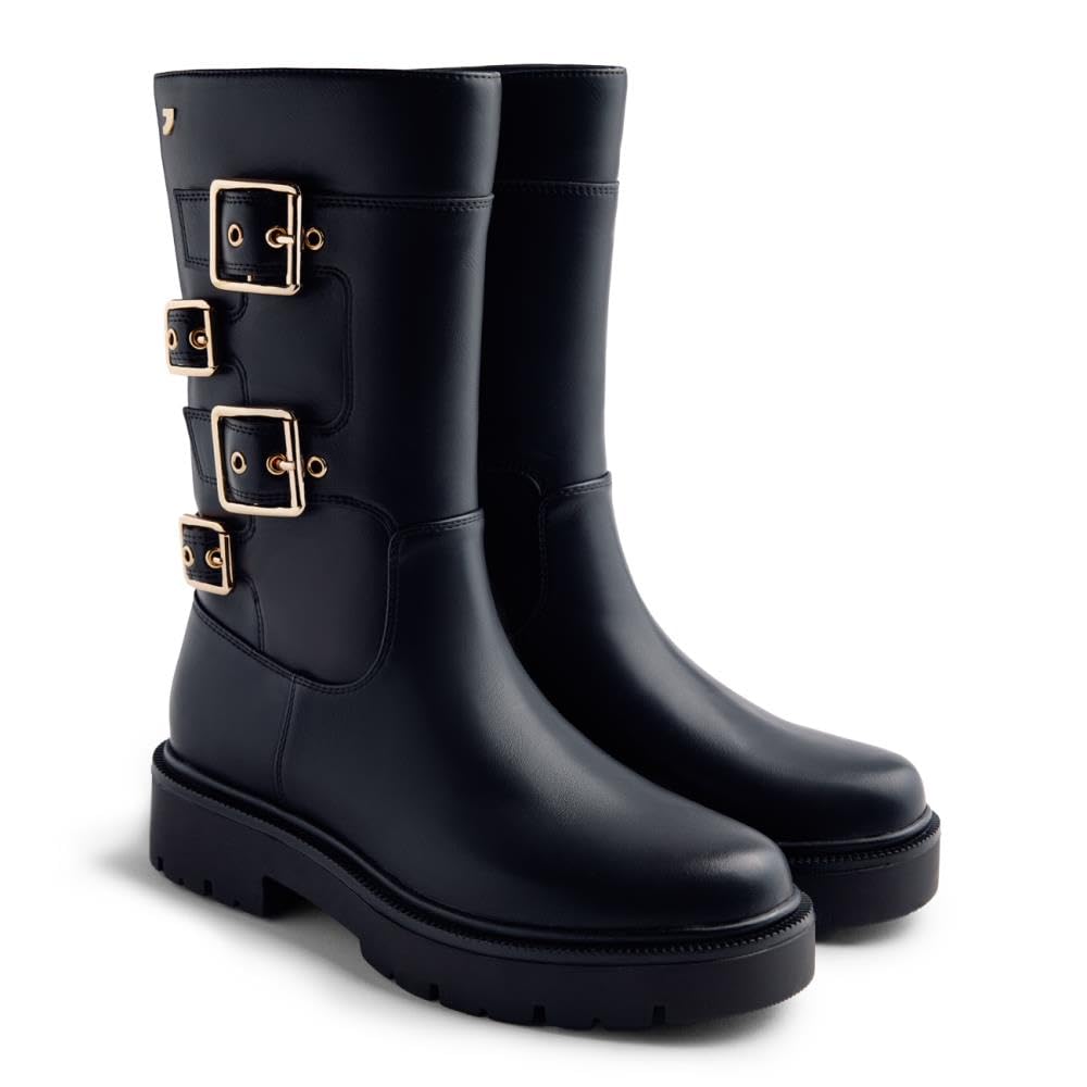GIOSEPPO Petoskey, Women's Boots, Black, 39 EU, Black/White, 7 UK