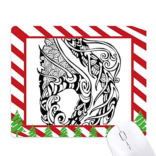 Tapis de souris dragon motif culture chinoise aux finitions textiles de prestige