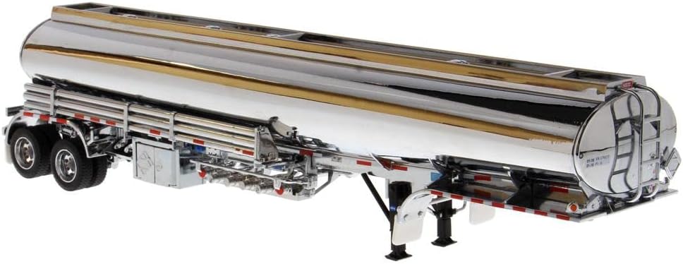 1:50 Scale Heil FD 9300/DT-C4 Petroleum Chrome Trailer - Diecast Masters - 91034