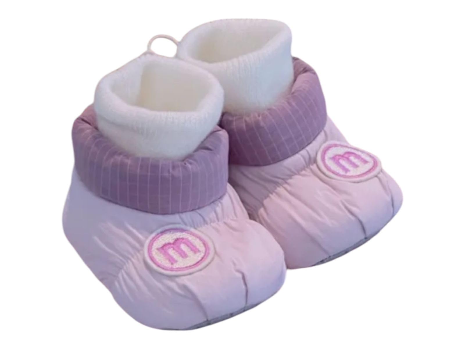 Unisex Baby Woolen Booties for 6-12 Months – Soft, Cozy & Warm Infant Shoes, Perfect for Winter, Newborn and Toddler Footwear