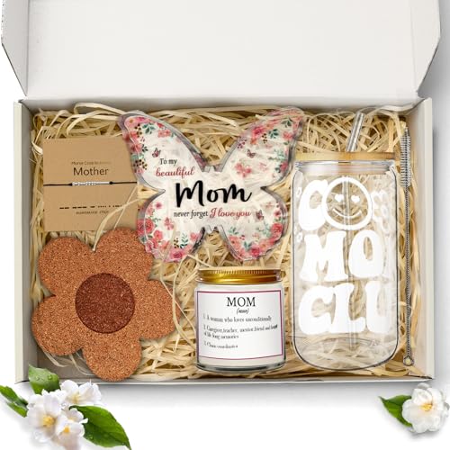 Gift Basket for Mom, Mom Gifts from Daughter or Son, Best Mom Ever Gifts, Birthday Day Gifts for Mom, Cool New Mom Christmas, Thanksgiving & Mothers Day Gifts