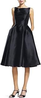 Women's Sleeveless Mid-Length Party Dress with V-Back - Buy now