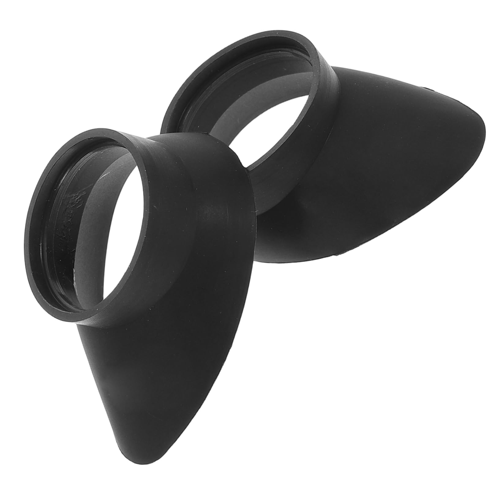 YARNOW Telescope Eyepiece Guard Covers 2pcs Rubber Microscope Eyecups Easy Install for Outdoor Enthusiasts