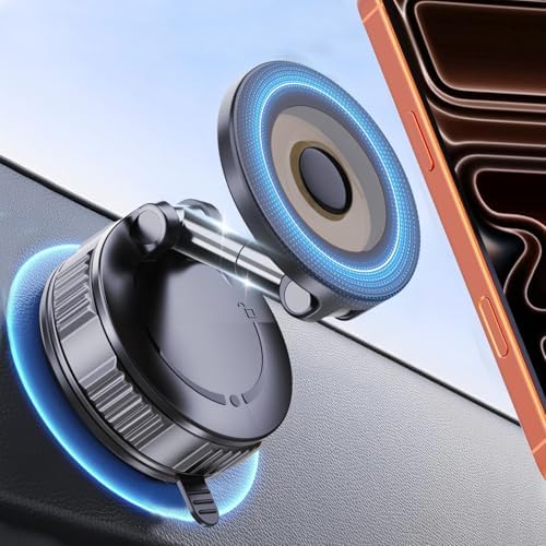 Magnetic Car Phone Holder [2026 NEW] for MagSafe Suction Mobile P...