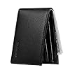 Chelmon Slim Wallet for Men ID Window with RFID Blocking Front Pocket Minimalist Bifold Bussiness Card Holder Gift for Men