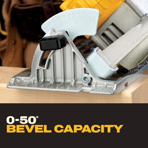 Image of DEWALT 20V MAX 6-1 /2-Inch Circular Saw Kit, with 5.0-Ah Battery and Charger (DCS391P1)