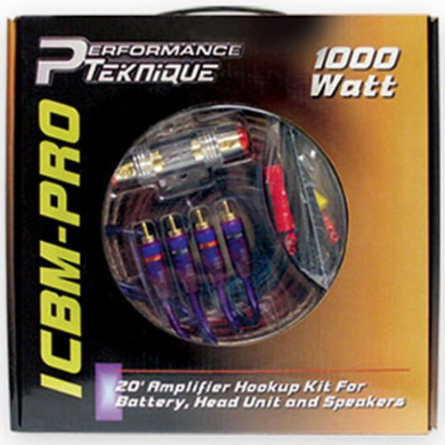 ICBM-PRO 8-Gauge 8G Complete Amplifier Installation Kit