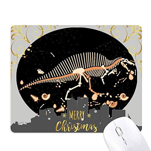 Tapis de souris dinosaure antidérapant en caoutchouc lavable pour bureau et jeu