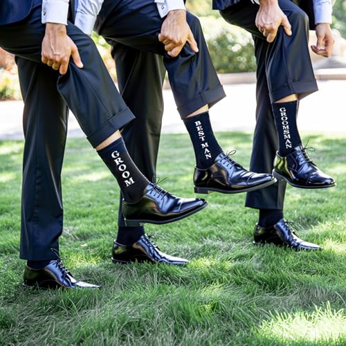 Team Groom Socks for Wedding Day, Bachelor Party, Socks Gift for Groom, Best Man, Groomsman2