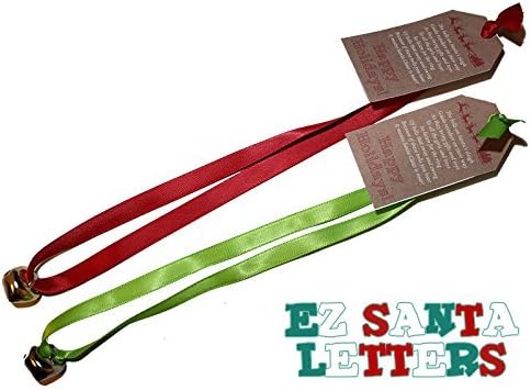 Santa's Bell on a Satin Ribbon Necklace