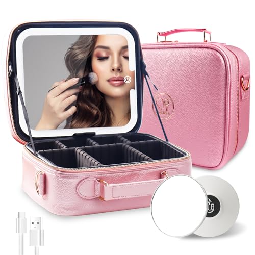 MOMIRA Travel Makeup Bag with Lighted Mirror - 42% Off