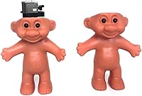 Vista 1 de Paquete de 2 lindas fundas para encendedor con forma de muñecas troll, estuches protectores de silicona, divertidas mini muñecas, manga