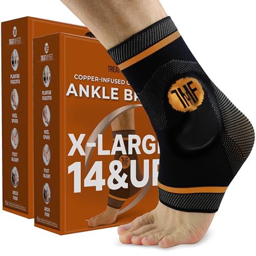 Copper Infused Ankle Brace Support XL