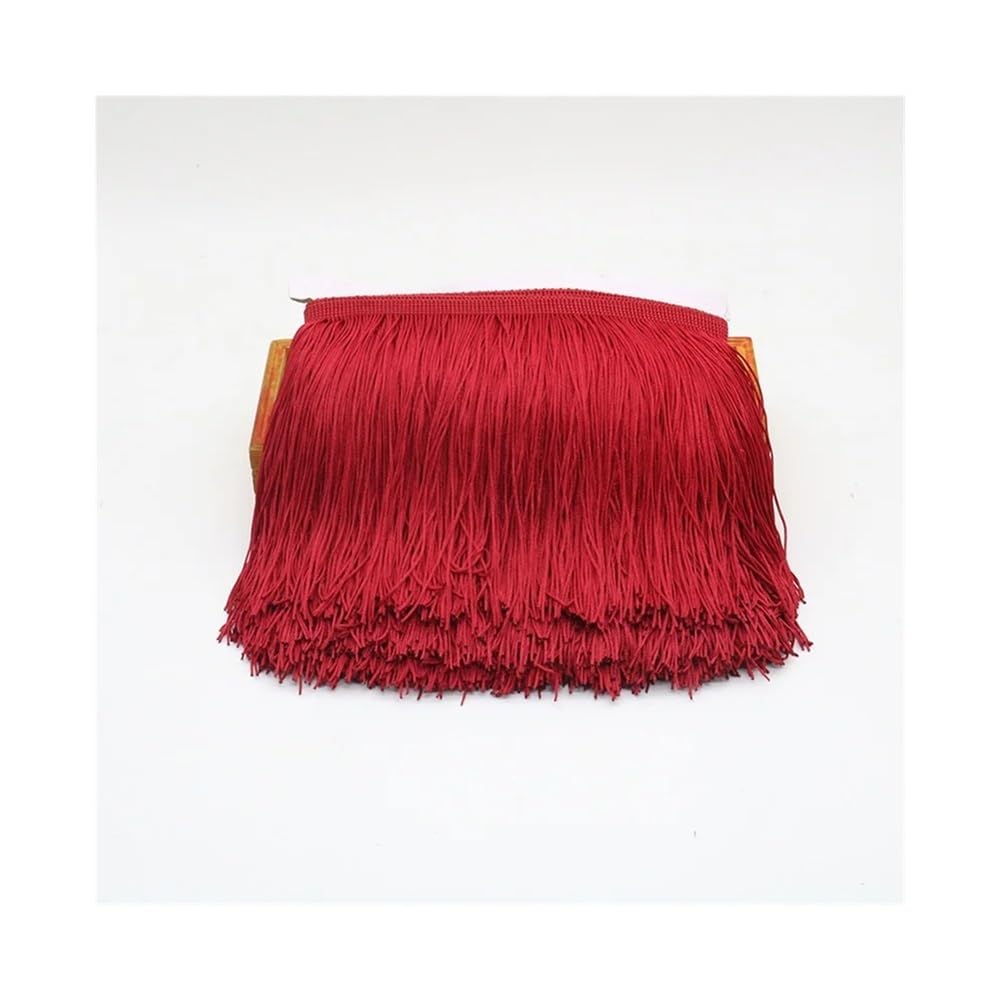 Nappe in pizzo con frange per tende, abiti, frange, per cucito, passamaneria, accessori per indumenti (arancione)
