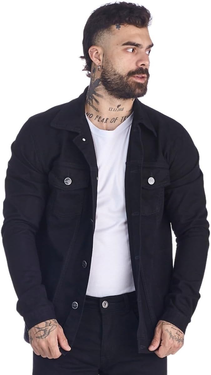 Jaqueta Jeans HNO Jeans Premium Azul Escuro